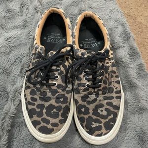 Vans leopard print.